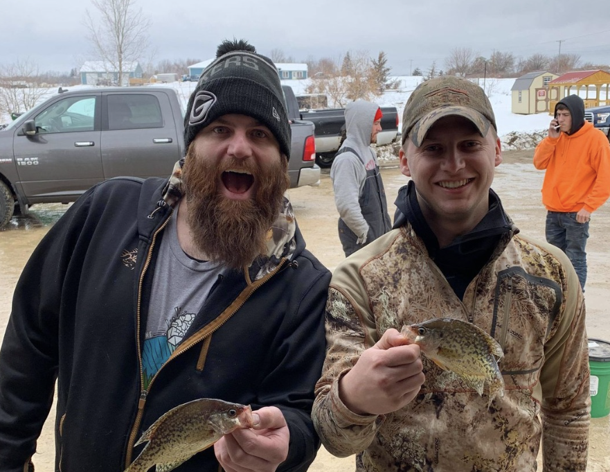 Annual ice fishing derby